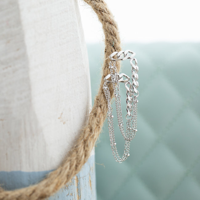 Day & Eve  Trendy brede schakeloorbellen