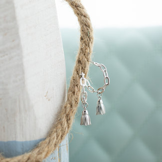 Day & Eve  Trendy schakeloorbellen met kwast