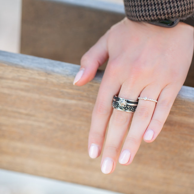 IXXXI Complete ixxxi ring zilver zeeuwse knop flowers