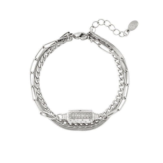 Armband Maan Sterren Hanger Zilver