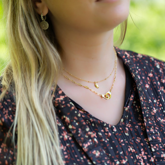 ZAG  Bijoux Goud schakelketting met handboeien