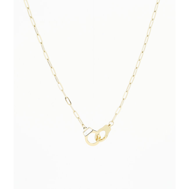 ZAG  Bijoux Goud schakelketting met handboeien