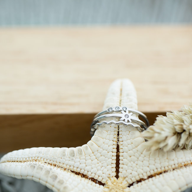 Charmins steentjes ring zilver