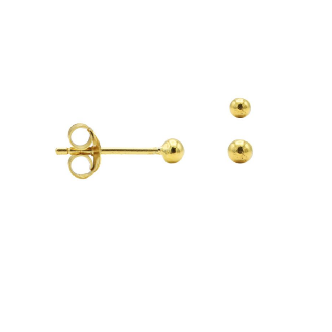 KARMA Karma Ball Earstuds Goldplated 2,5of 3MM