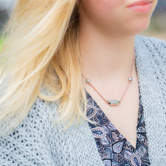 Day & Eve  Nude treasure ketting