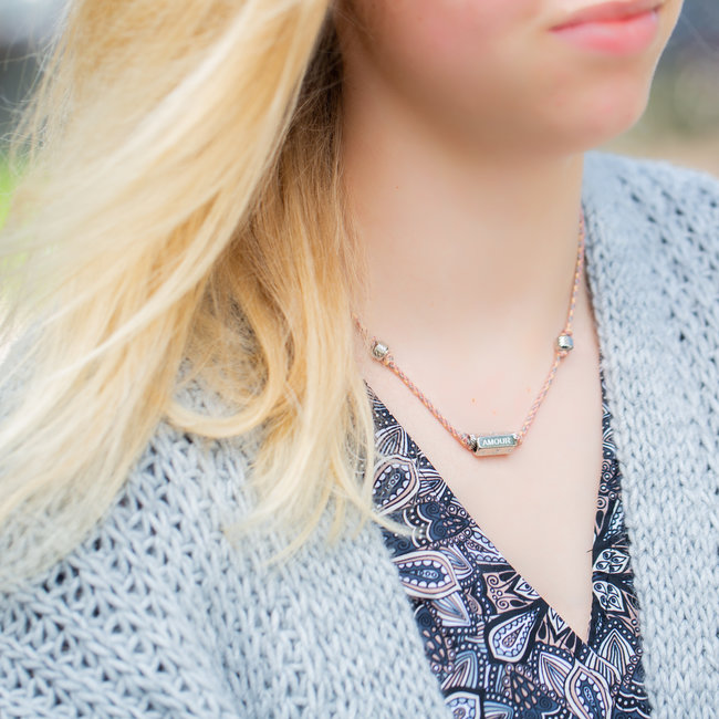 Day & Eve  Nude treasure ketting