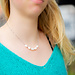 Day & Eve  Zilver ketting met parels