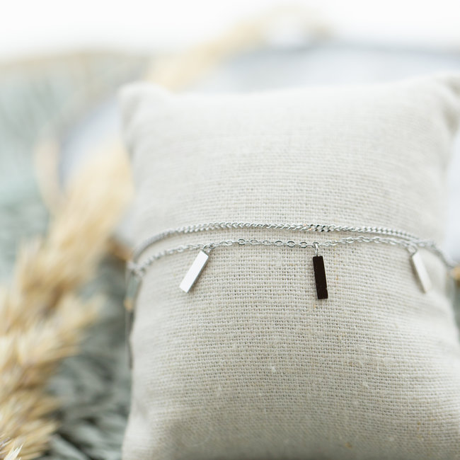Dubbele armband schakels en tubes
