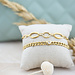 By Jam Gioielli Goud armband hart staal