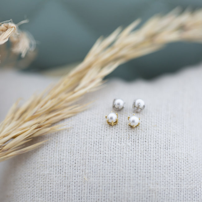 KARMA Symbols Single Pearl Goldplated