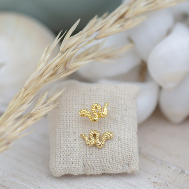 Karma Symbols Snake Goldplated