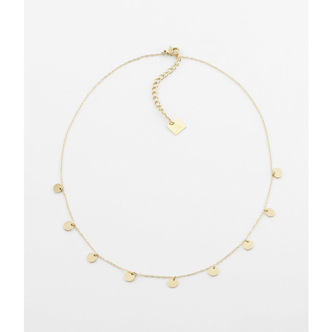 ZAG  Bijoux gouden ketting met muntjes