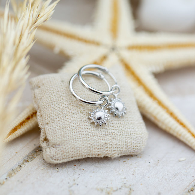 KARMA Hoops Symbols Sun - Silver 925