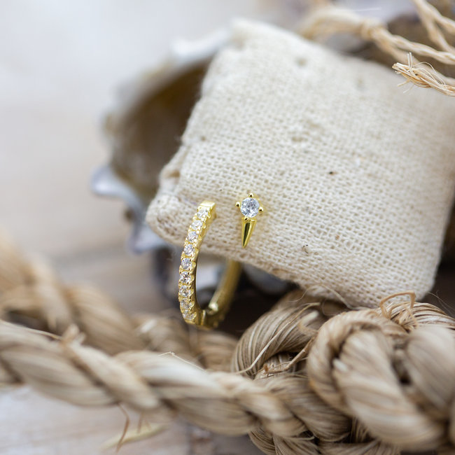 KARMA Crystal zirconia oorbellen