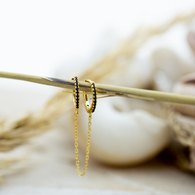 Hinged Hoops Double In Chains