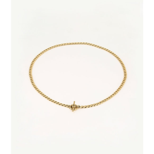 ZAG  Bijoux Lange schakelketting in goudkleur
