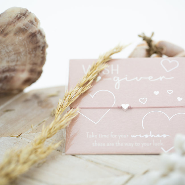 Beadle Zilver hart armband in leuke verpakking