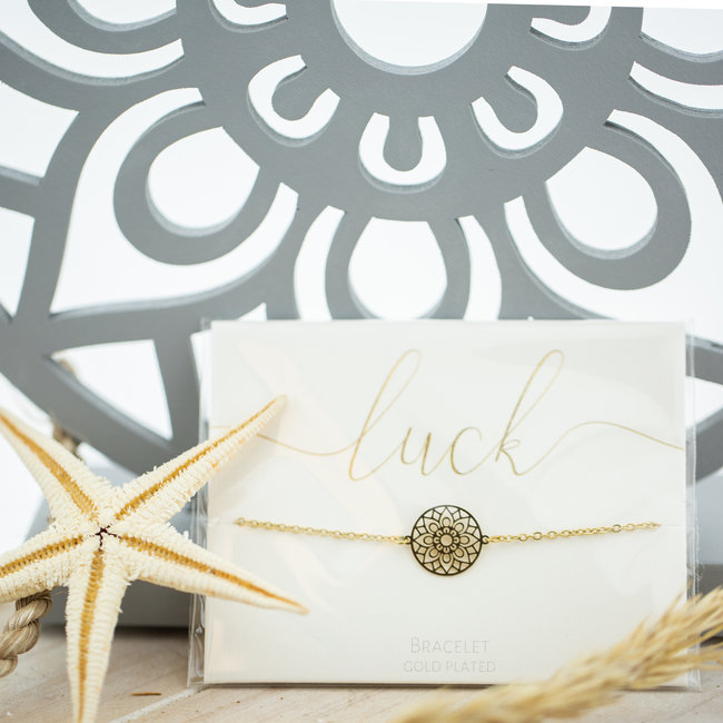 Beadle  Luck mandala armbandje