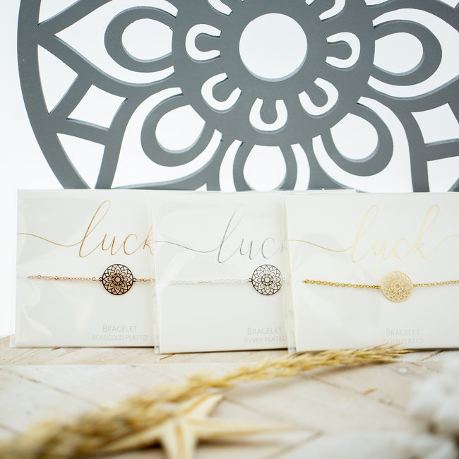 Luck mandala armbandje