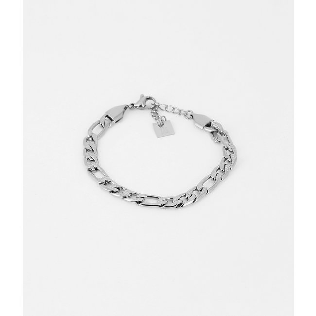 ZAG  Bijoux Zilverkleurige schakelarmbanden