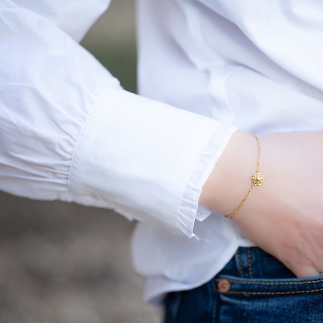 Echt zilver zeeuwse knop armband