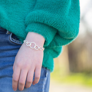 Biba Armband ringen mat zilver