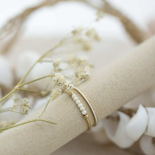 Witte ringen set
