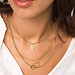 Bohm Paris Goud schakelketting met ringen of hart