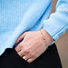 ZAG Bijoux Goud armbandje met turquoise steentjes ZAG Bijoux Goud armbandje met turquoise steentjes