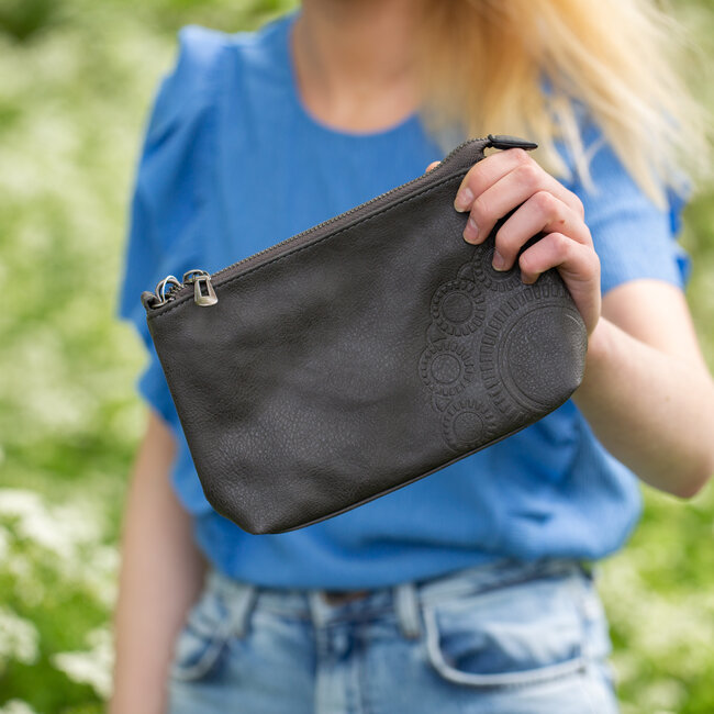 Zeeuws Zeeuwse knop tasje grijs