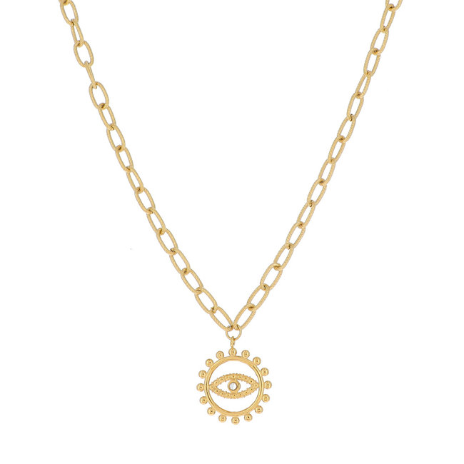 Goud schakel ketting