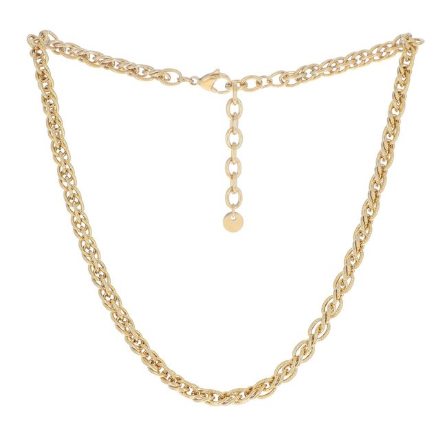 Goud schakel ketting
