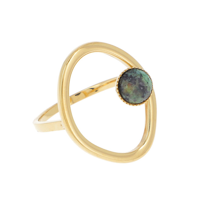 Ikita  Lapis lazulli of Turquoise ring