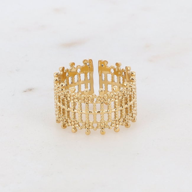 Goud stalen ringen