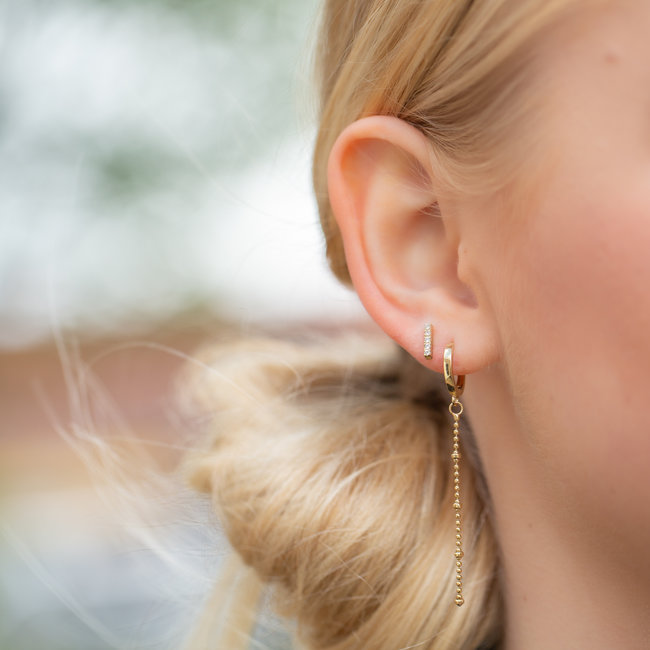 Earparty bolletjes zirconia
