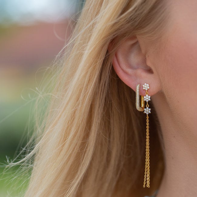 KARMA Symbol XL Triple Flower Long Chain