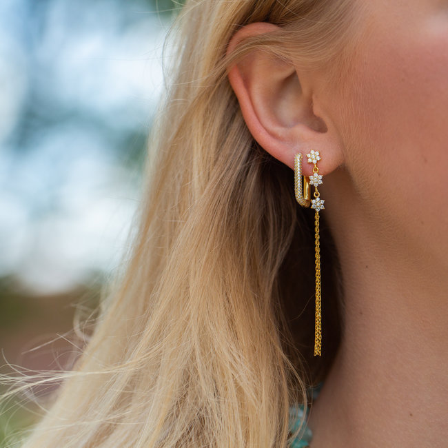 KARMA Symbol XL Triple Flower Long Chain