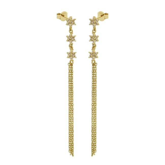 KARMA Symbol XL Triple Flower Long Chain