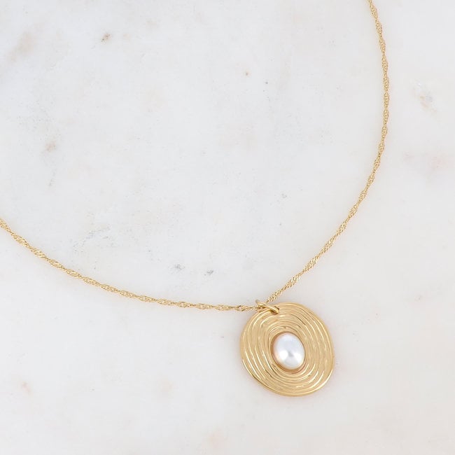 Bohm Paris Roze / rood ketting mix