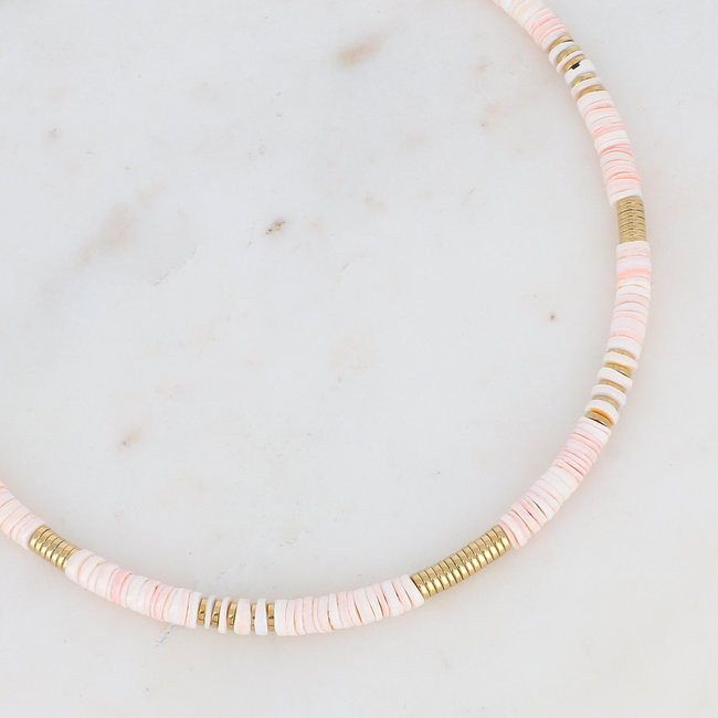 Schijfjes of schakelketting lila
