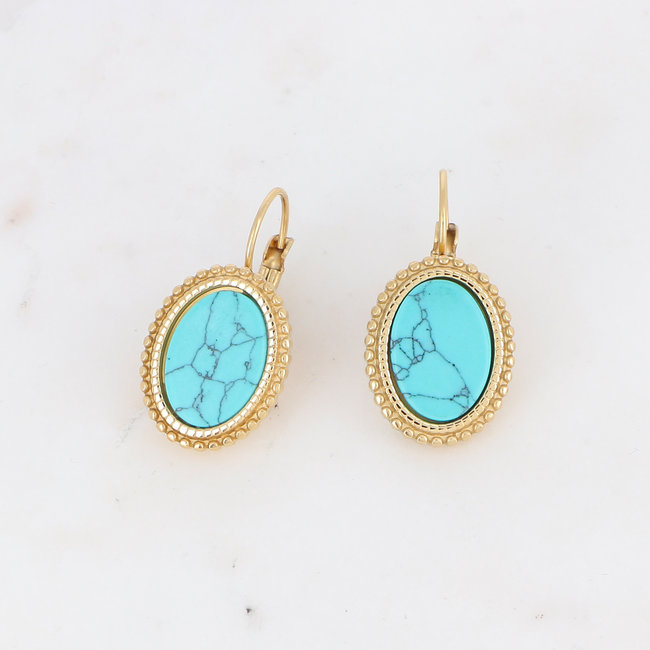 Ikita  Ovaal oorbellen