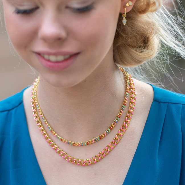 Biba Chunky chain gekleurde schakelketting