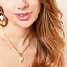 Beadle Goud hart ketting met zeester