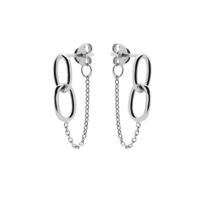 KARMA Chain Double Round Square Silver