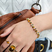 Biba Sparkling crystal armbandje in bruin tintjes