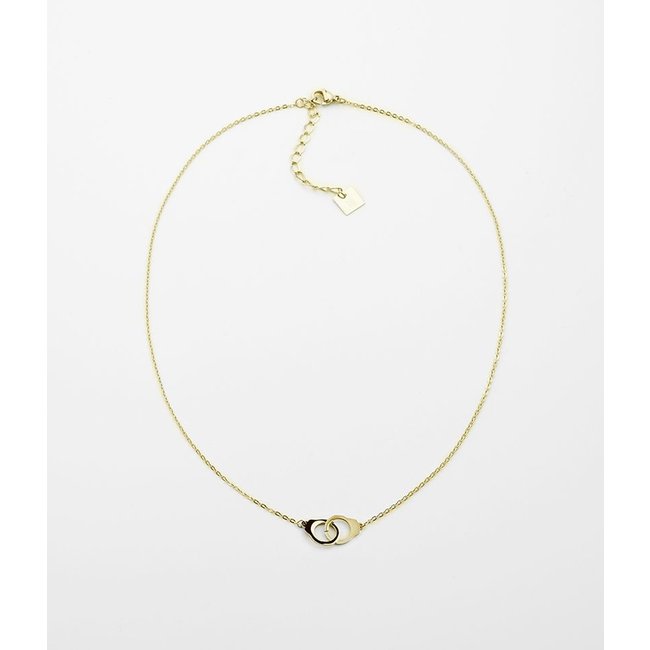 ZAG  Bijoux handcuff of love bedel ketting goudkleurig