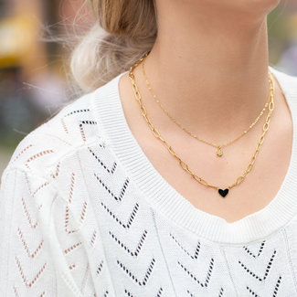 Day & Eve by Go Dutch Label Goud bloem ketting