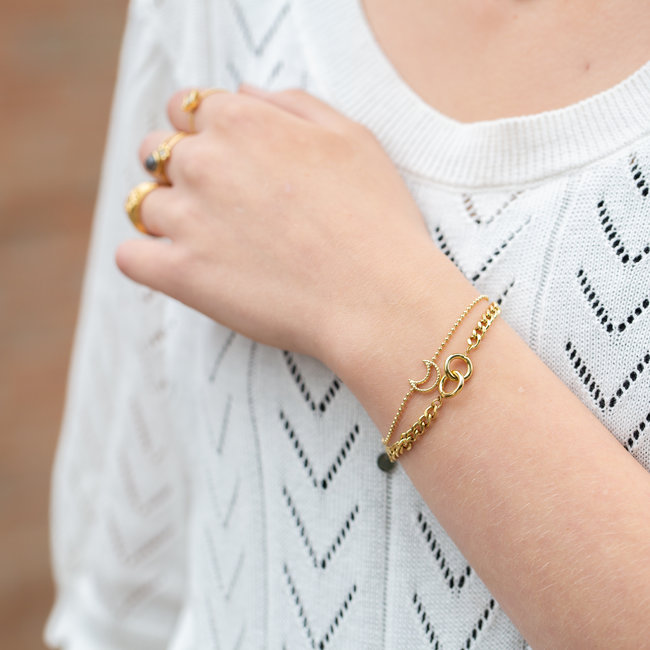 Day & Eve by Go Dutch Label Schakelarmband verbinding