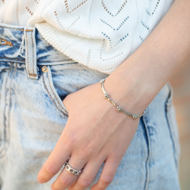 Day & Eve by Go Dutch Label Armband verbinding ronde cirkels ineen