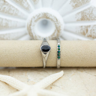Charmins Zwarte of groene ring
